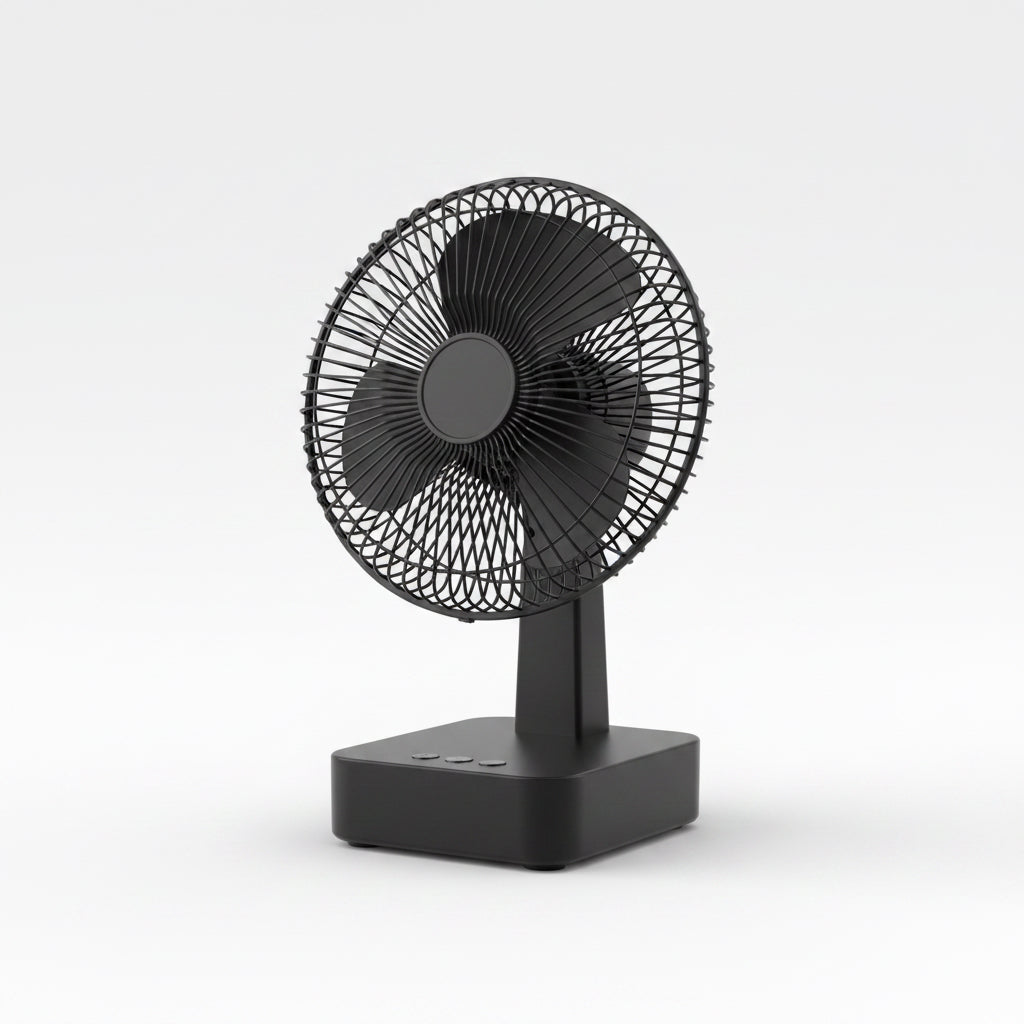 8-Inch Portable Fan – Powerful Airflow for Home, Camping & Fishing