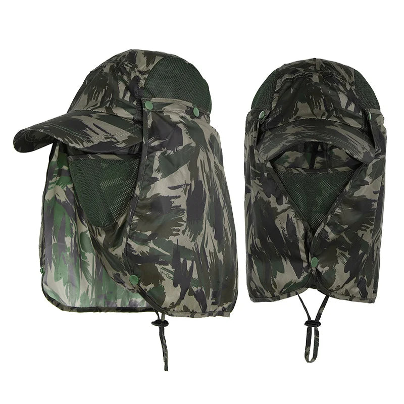 UV Sun Hat – Breathable Quick-Dry Cap with Detachable Sun Flap