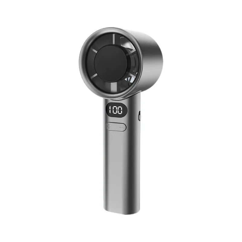 Mini Bladeless Hand Fan – 120 Speeds, USB Rechargeable