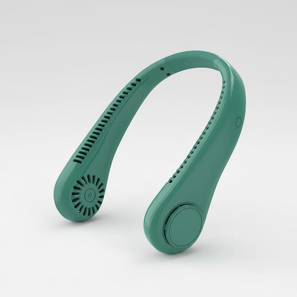 Portable Neck Fan – 3-Speed, Stretchable, 4000mAh Rechargeable